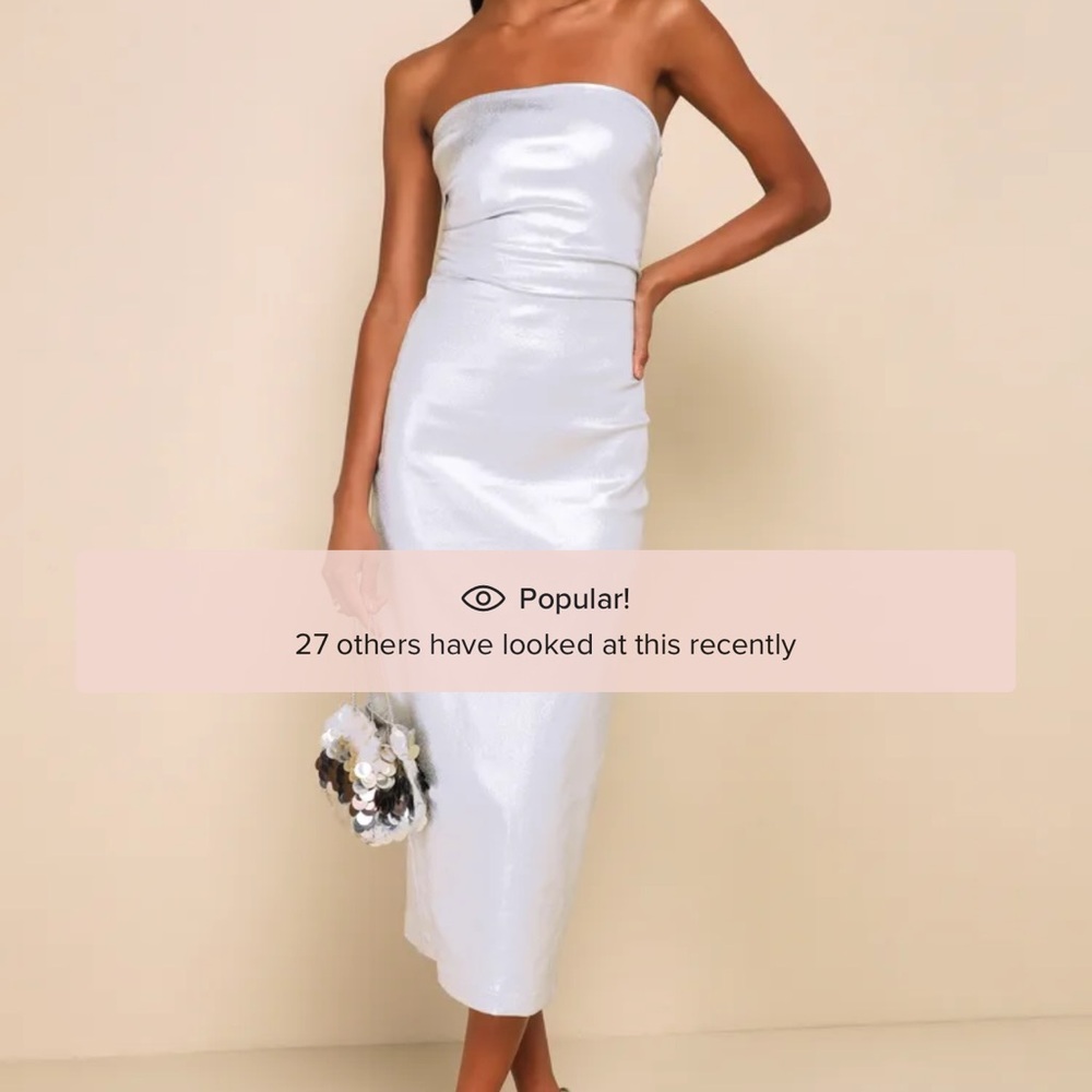 Silver Holiday Dress